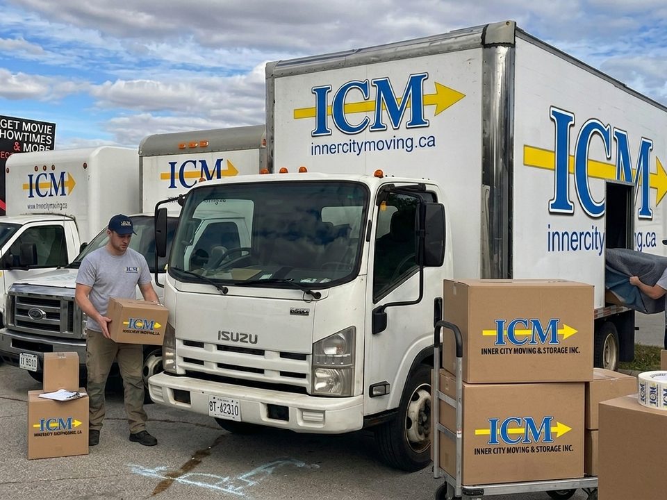 Long Distance Movers Pickering — Inner City Moving truck and professional movers in Pickering, Ontario