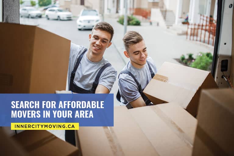 Search for affordable movers in your area