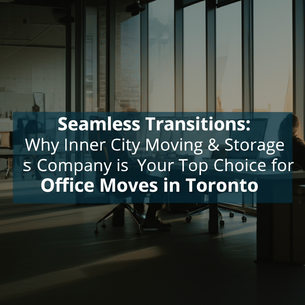Seamless Transitions: Why Inner City Moving & Storage Company is Your Top Choice for Office Moves in Toronto