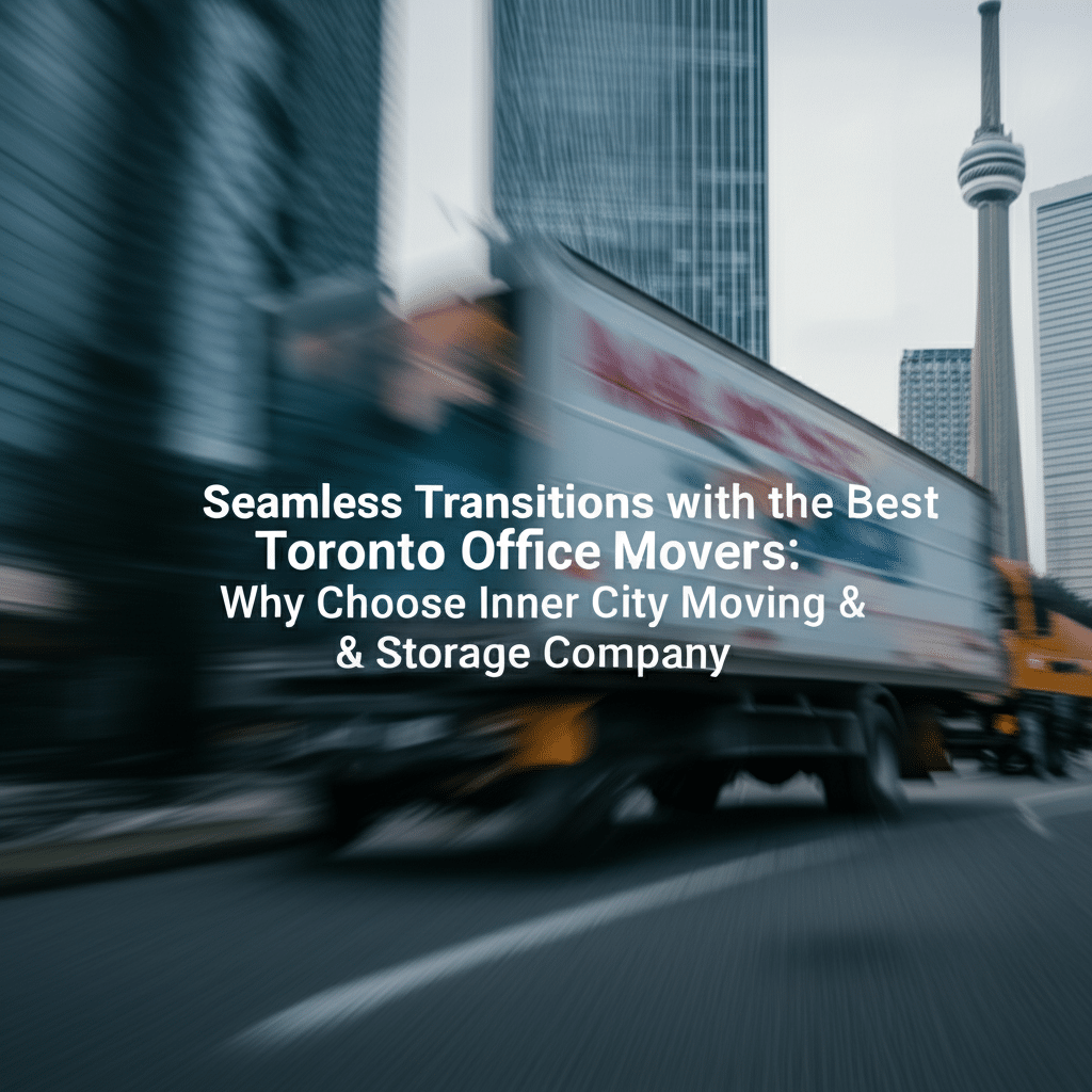 Seamless Transitions with the Best Toronto Office Movers: Why Choose Inner City Moving & Storage Company