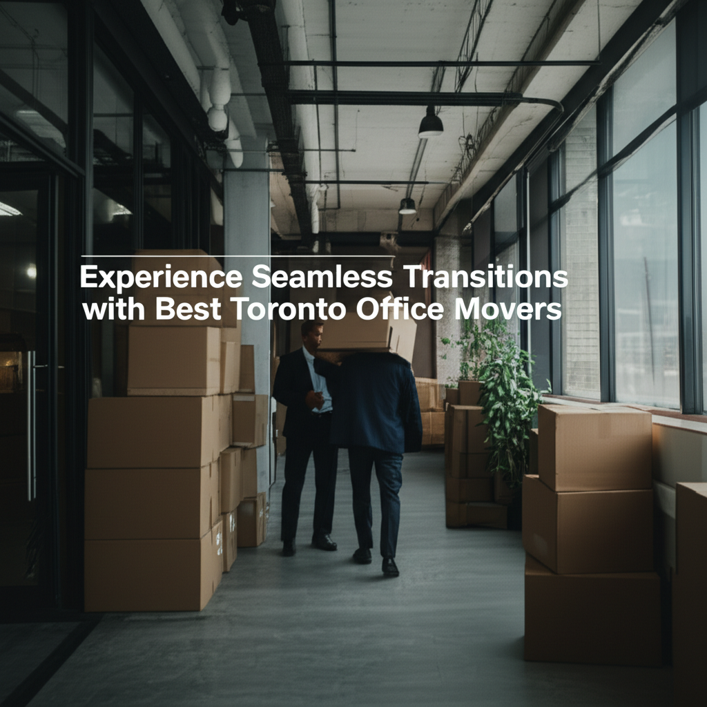 Experience Seamless Transitions with the Best Toronto Office Movers
