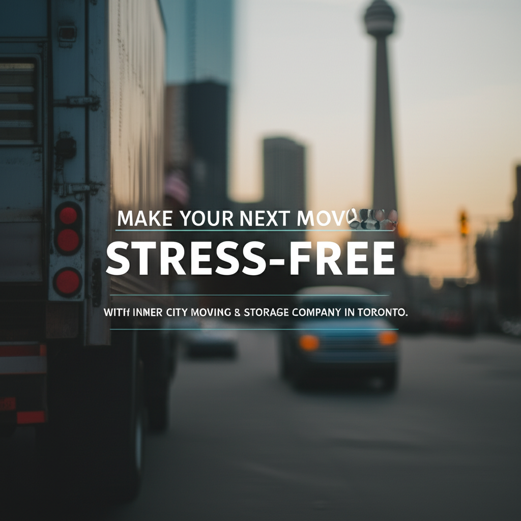 Make Your Next Move Stress-Free with Inner City Moving & Storage Company in Toronto