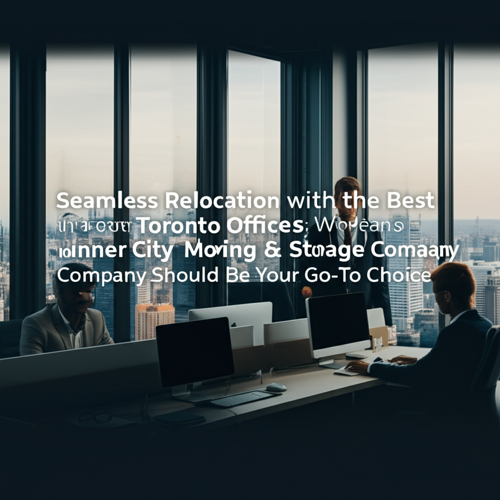 Seamless Relocation with the Best Toronto Office Movers: Why Inner City Moving & Storage Company Should Be Your Go-To Choice
