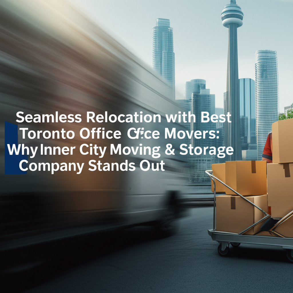 Seamless Relocation with the Best Toronto Office Movers: Why Inner City Moving & Storage Company Stands Out
