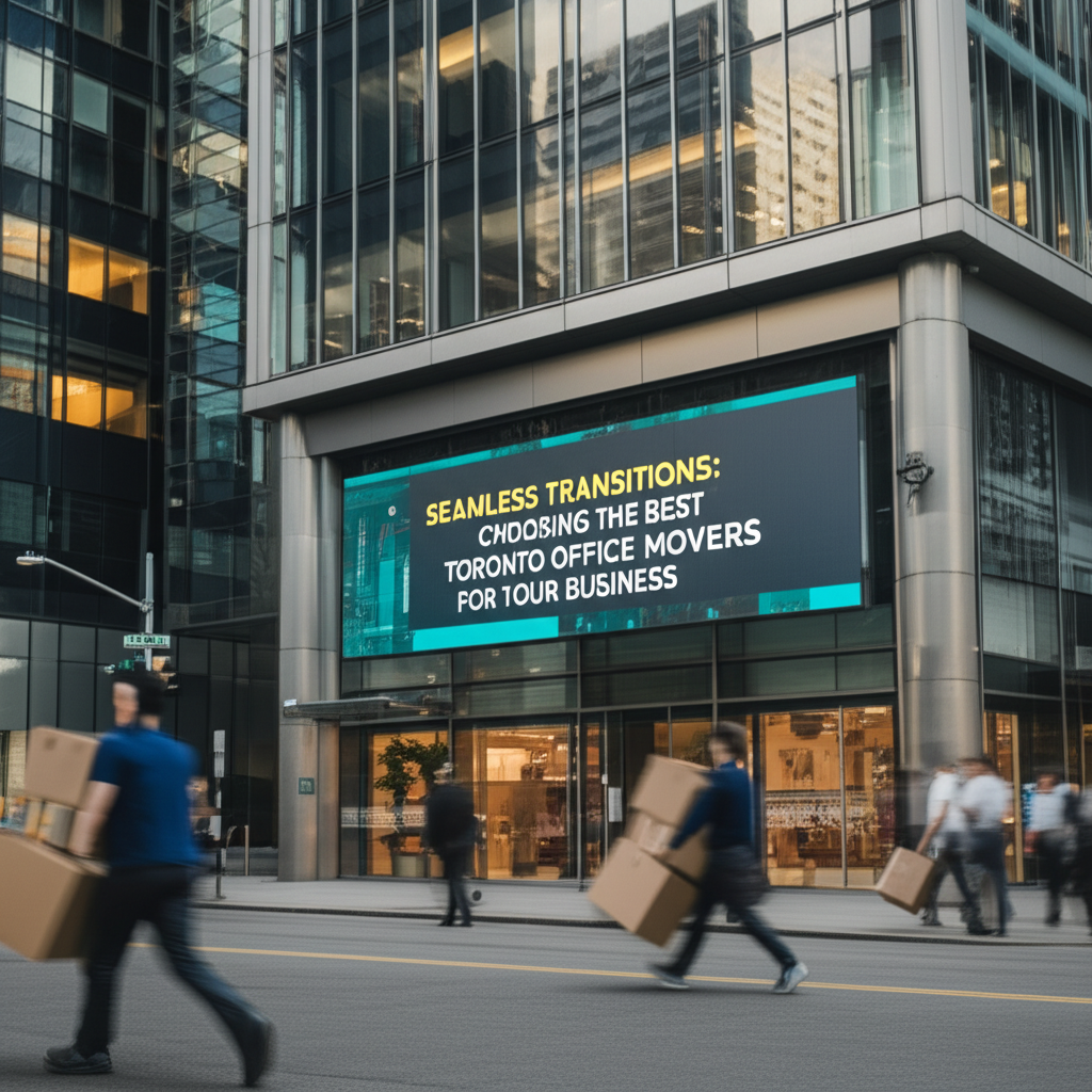 Seamless Transitions: Choosing the Best Toronto Office Movers for Your Business 1 Seamless Transitions: Choosing the Best Toronto Office Movers for Your Business