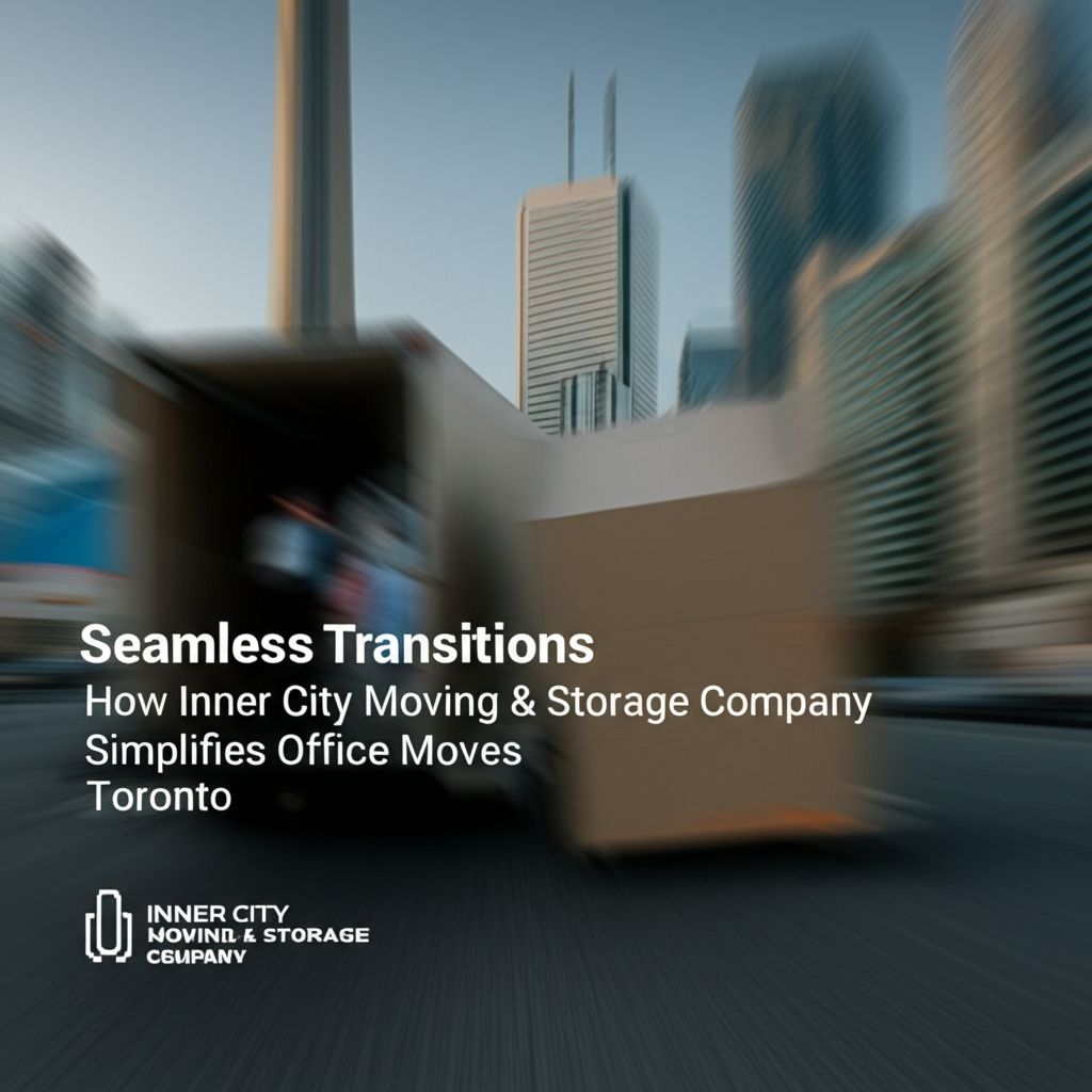 Seamless Transitions: How Inner City Moving & Storage Company Simplifies Office Moves in Toronto