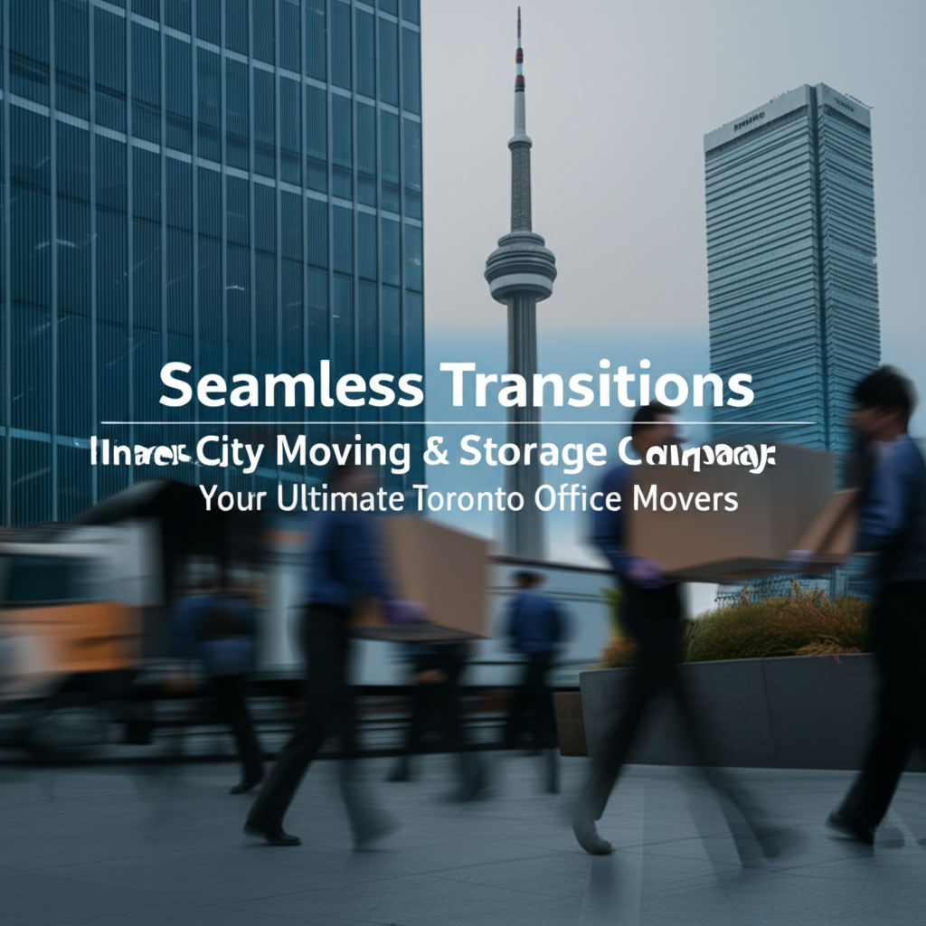 Seamless Transitions with Inner City Moving & Storage Company: Your Ultimate Toronto Office Movers