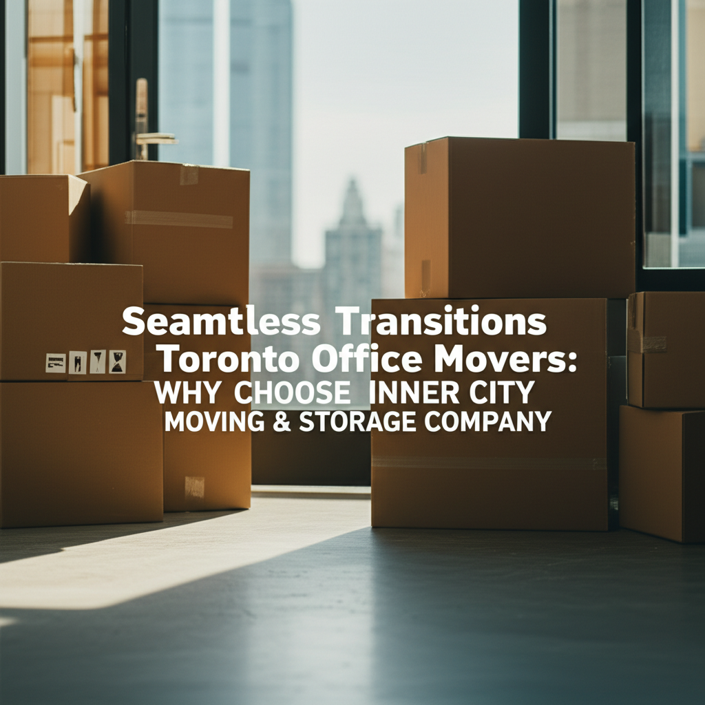 Seamless Transitions with the Best Toronto Office Movers: Why Choose Inner City Moving & Storage Company
