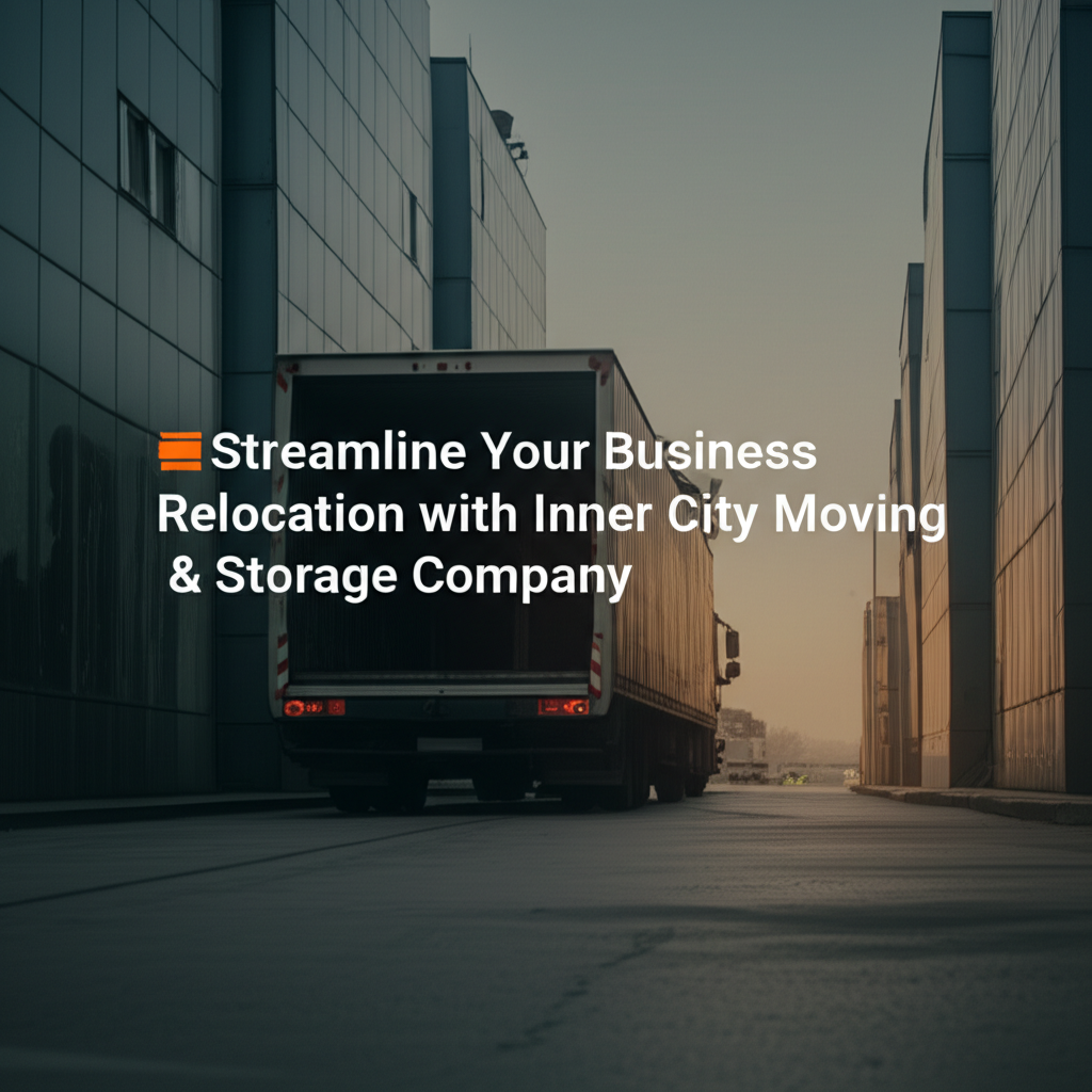 Streamline Your Business Relocation with Inner City Moving & Storage Company