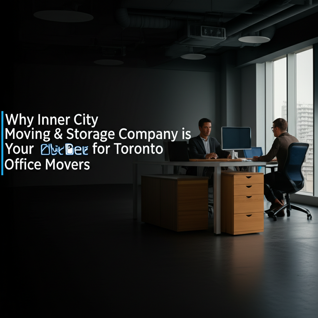 Why Inner City Moving & Storage Company is Your Best Choice for Toronto Office Movers