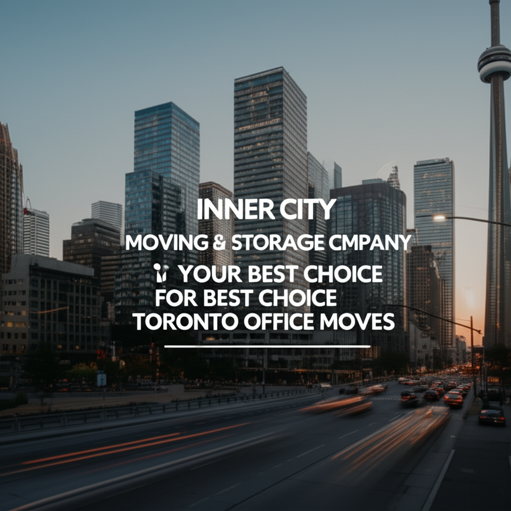 Why Inner City Moving & Storage Company is Your Best Choice for Toronto Office Moves