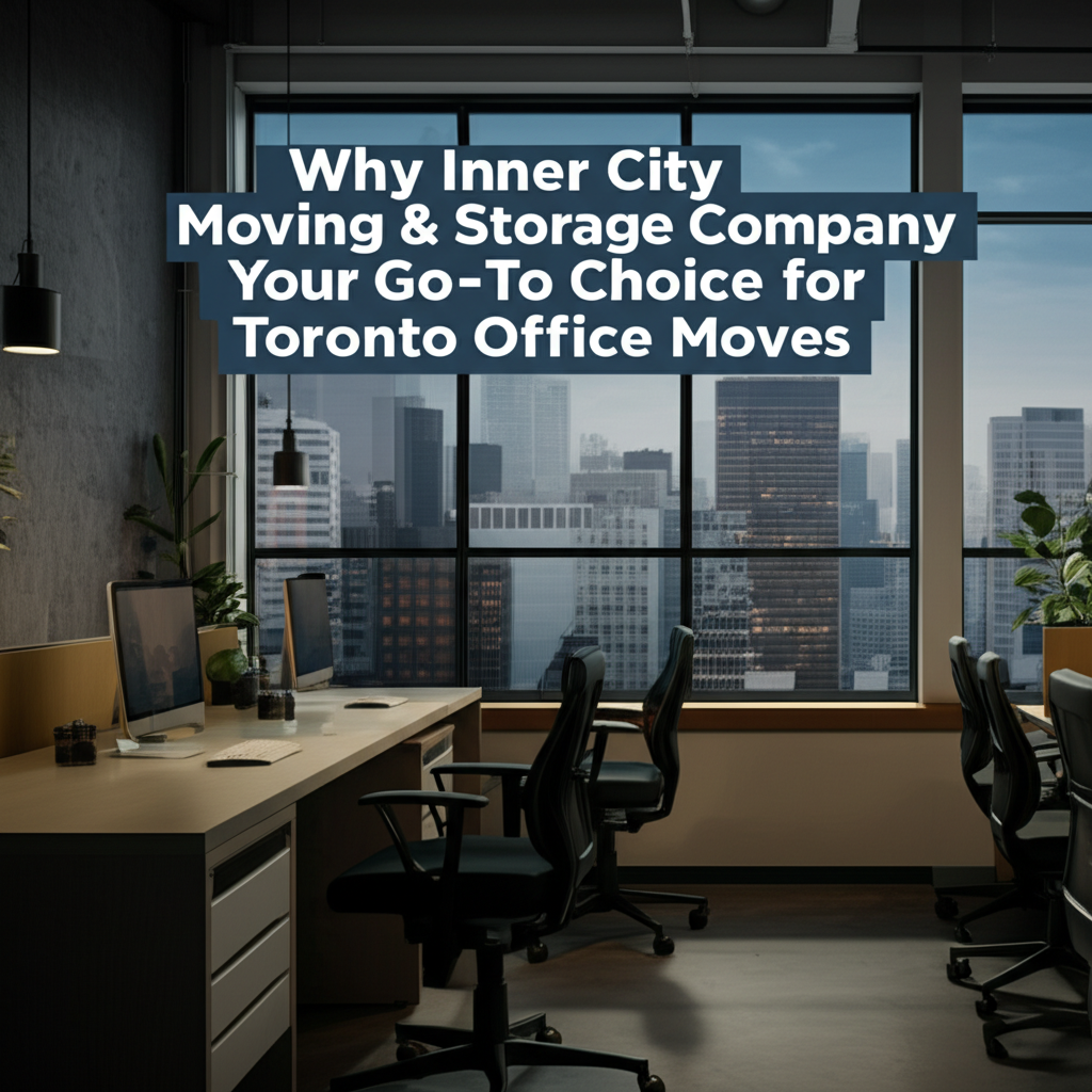 Why Inner City Moving & Storage Company is Your Go-To Choice for Toronto Office Moves