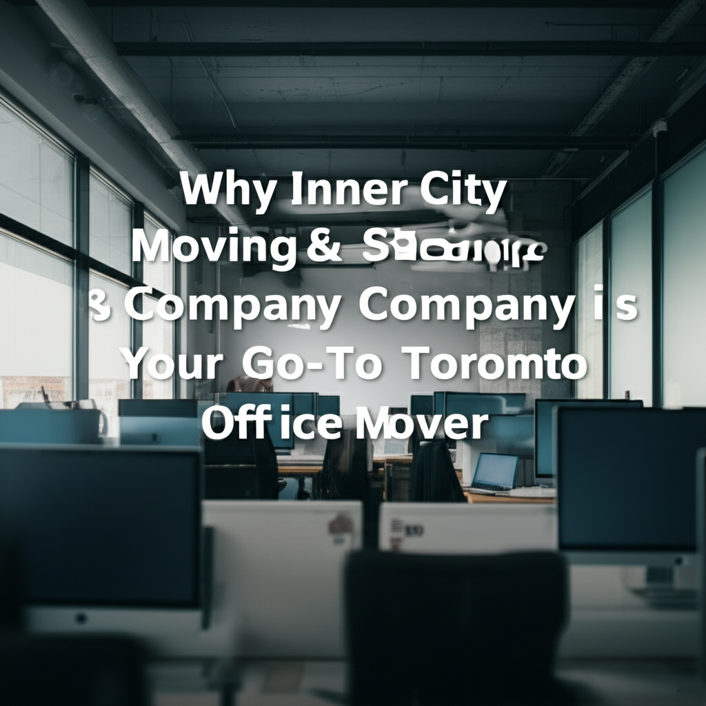 Why Inner City Moving & Storage Company is Your Go-To Toronto Office Mover 1 Why Inner City Moving & Storage Company is Your Go-To Toronto Office Mover