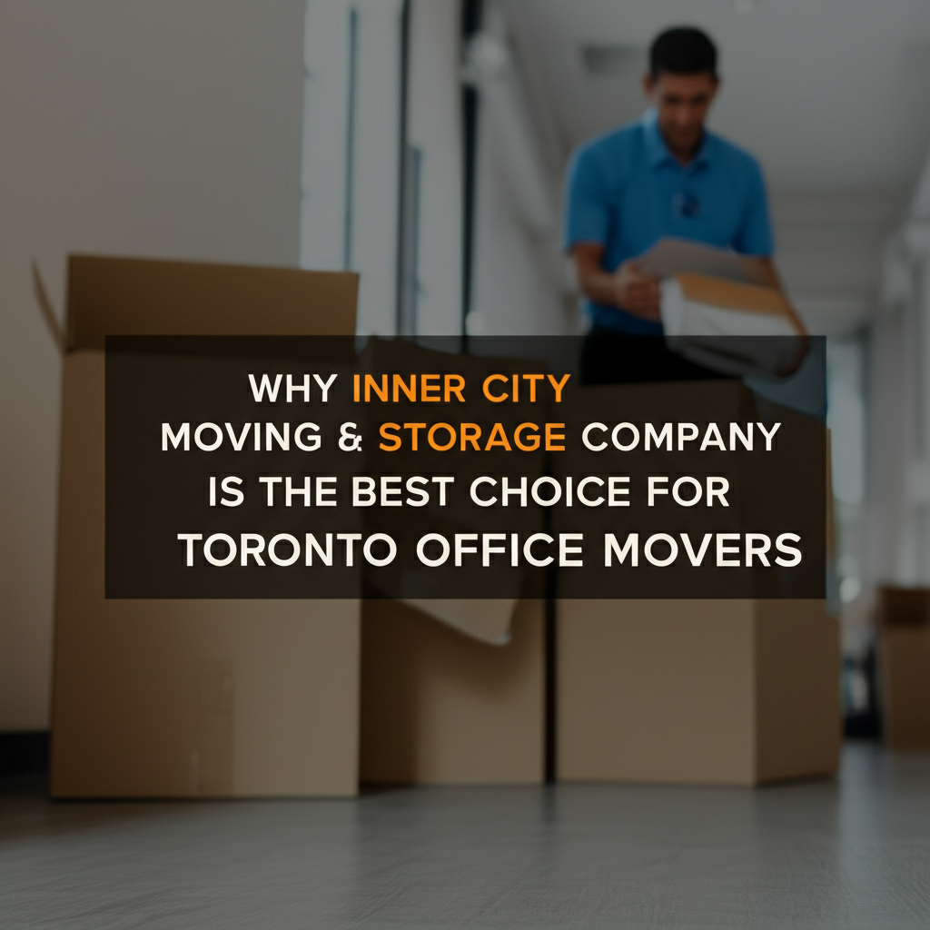 Why Inner City Moving & Storage Company is the Best Choice for Toronto Office Movers