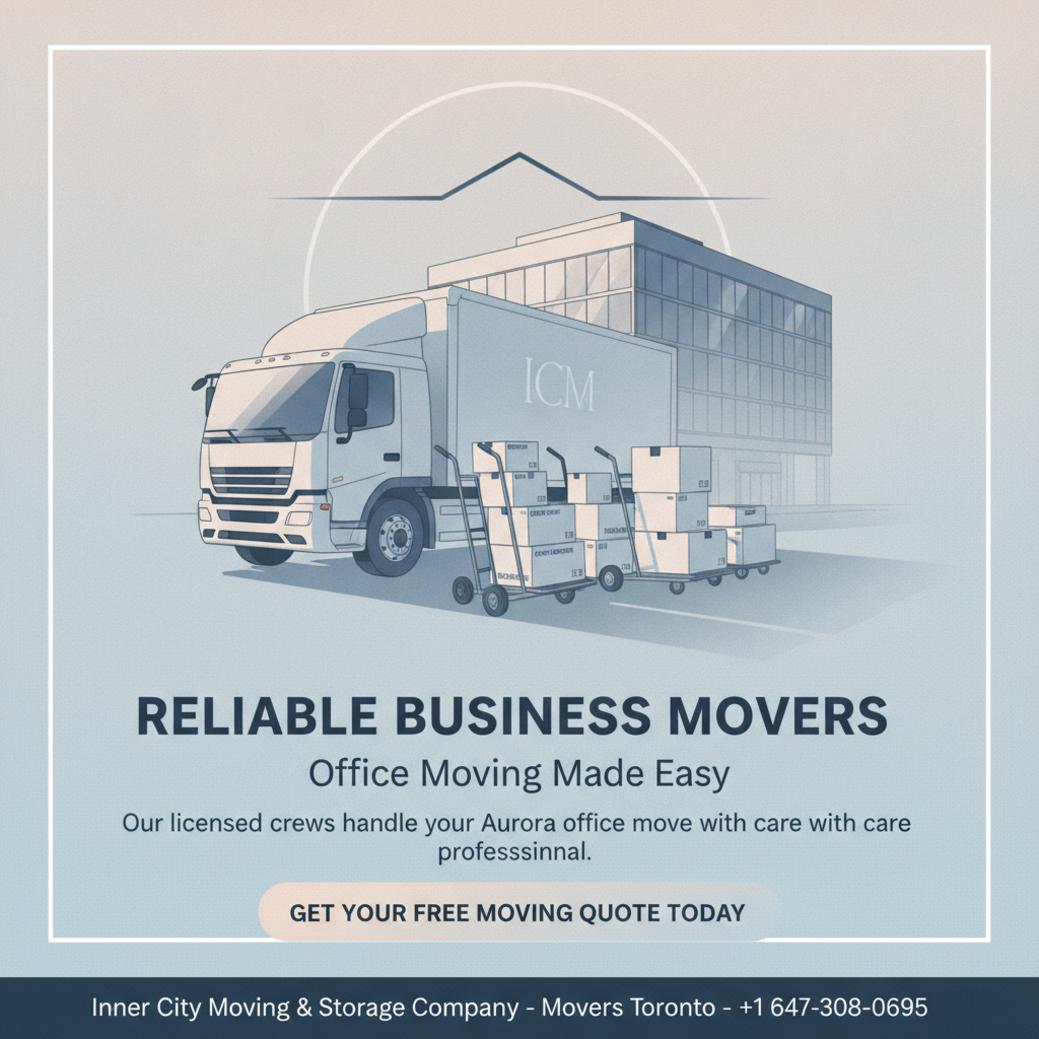 How Business Movers in Aurora Simplify Your Office Relocation Professional business movers loading office boxes in Aurora, ON
