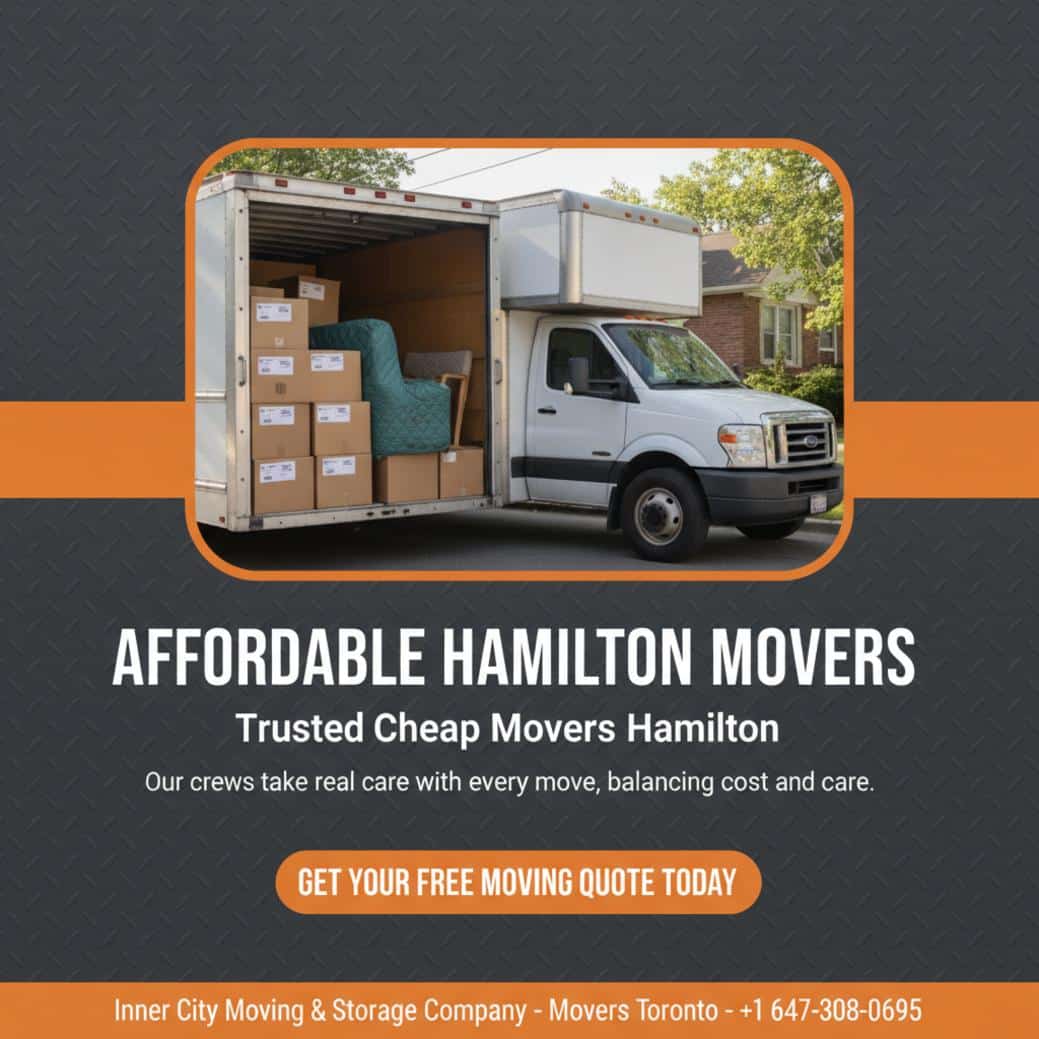How to Choose Cheap Movers in Hamilton Without Sacrificing Quality Cheap movers Hamilton with labeled moving boxes on residential street