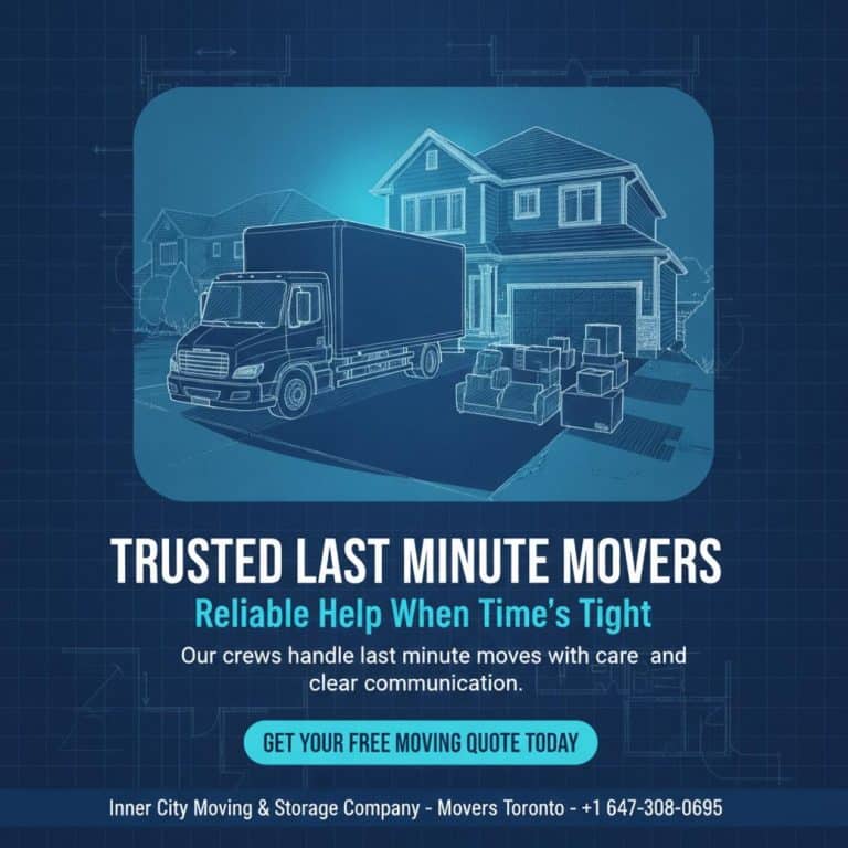 Need Last Minute Movers in Stouffville? Here’s What to Know