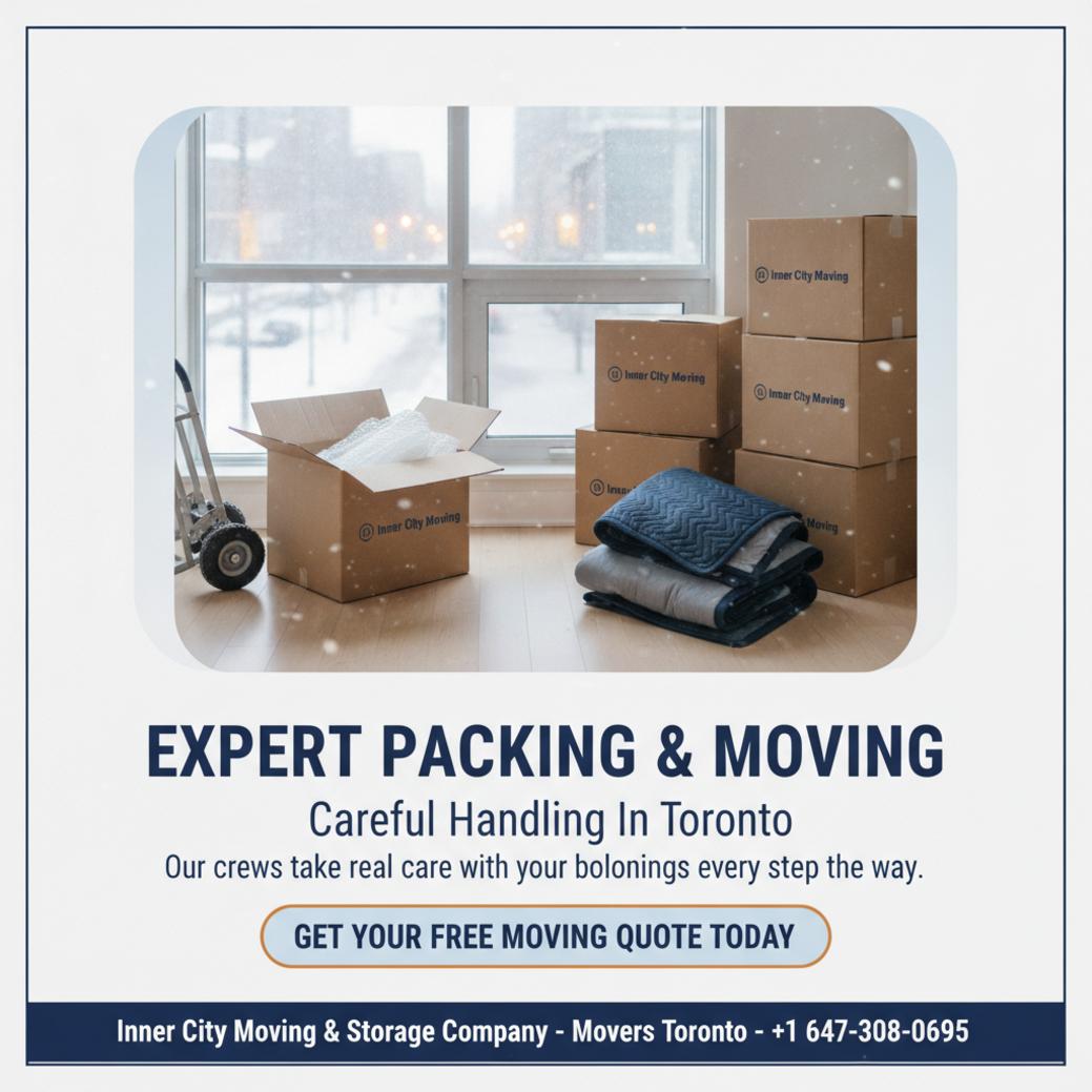 How Packing and Moving in Toronto Can Ease Your Stress Neatly packed boxes in Toronto apartment for packing and moving Toronto
