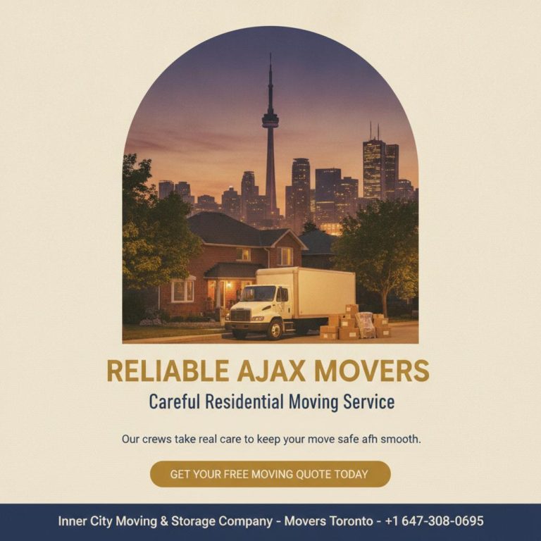 How Residential Movers in Ajax Make Moving Manageable