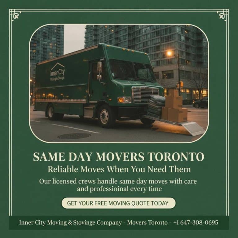 Need Same Day Movers in Toronto? Tips to Stay Calm