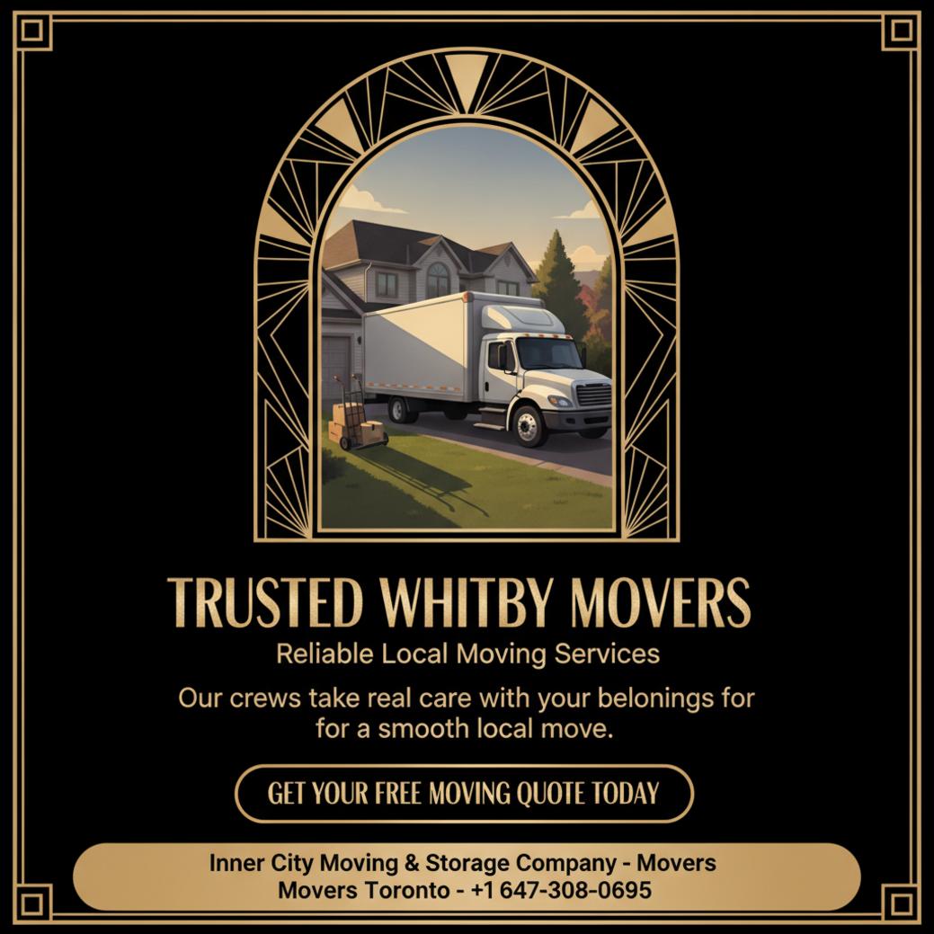 How Whitby Movers Make Your Local Move Easier Inner City Moving & Storage truck with moving boxes Whitby movers