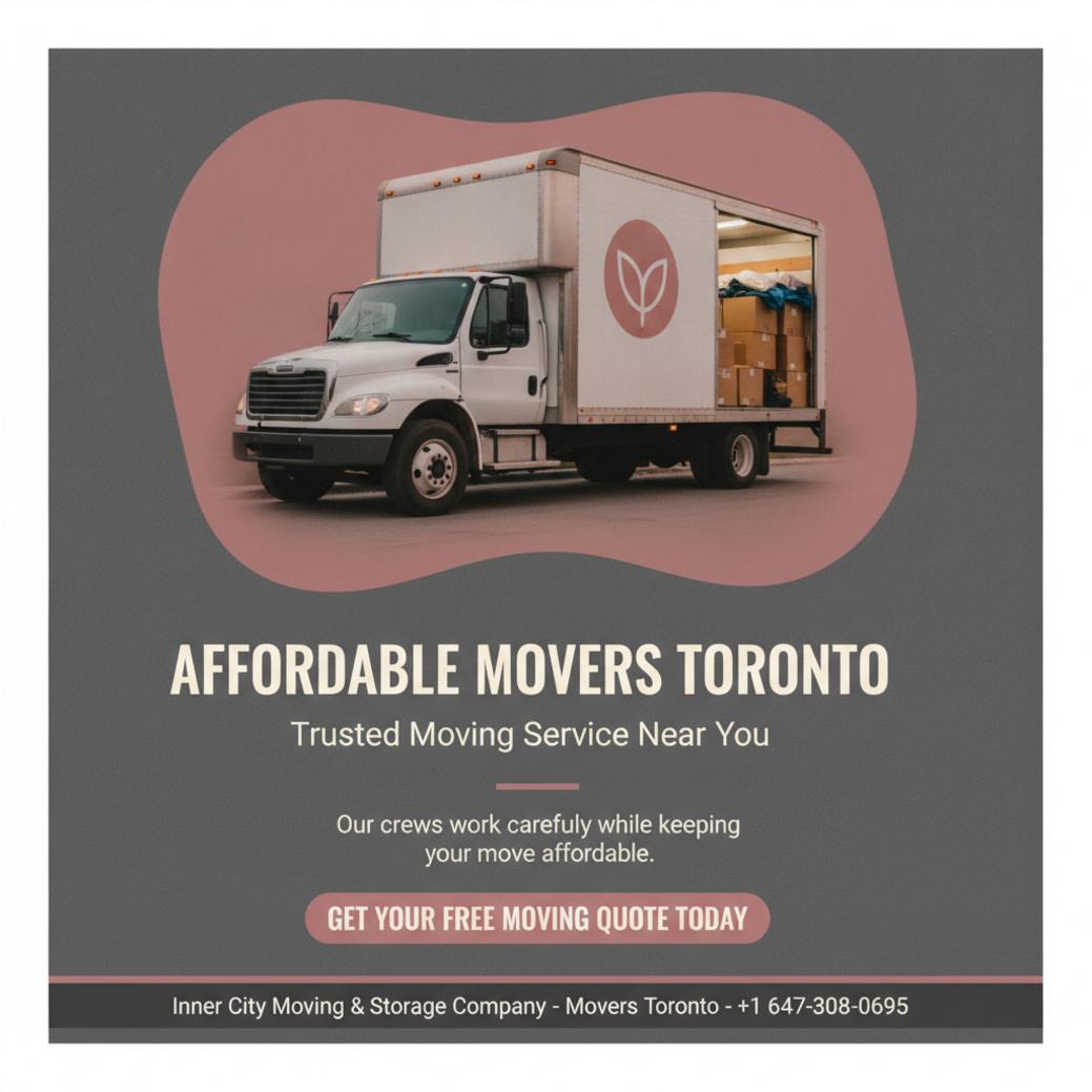 Affordable movers Toronto unloading boxes on quiet downtown street