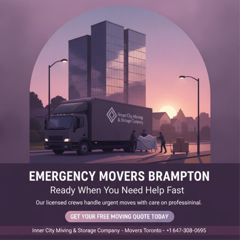 When You Need Emergency Movers in Brampton, What to Expect