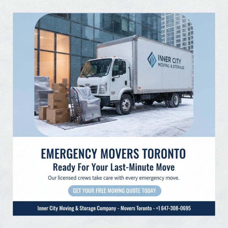 How Emergency Movers in Toronto Handle Last-Minute Moves