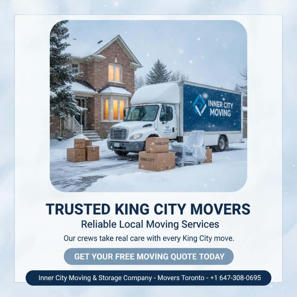 How Local Movers in King City Make Moving Easier Local movers King City team carrying furniture on suburban street