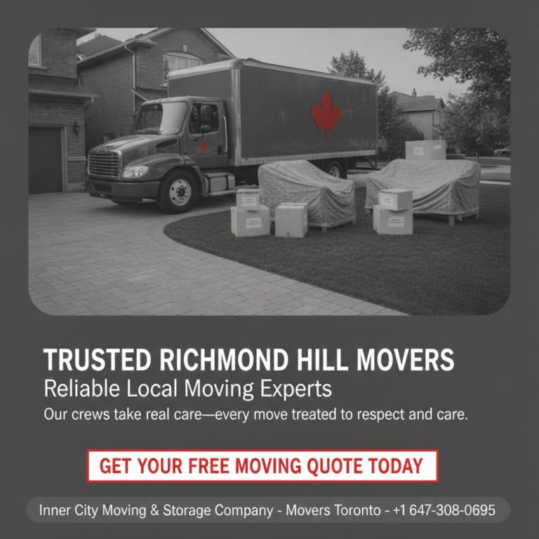 How Local Movers in Richmond Hill Simplify Your Big Day