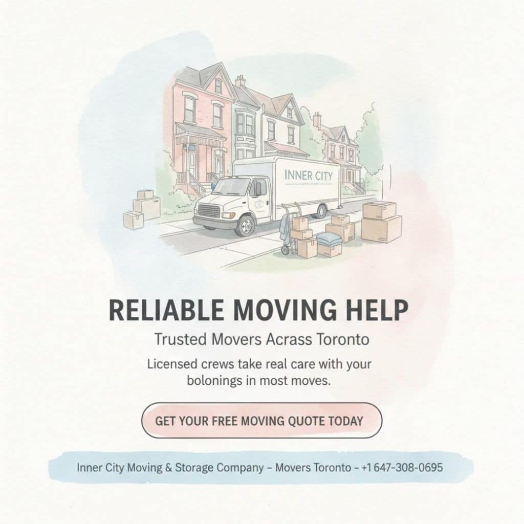 Moving Help Toronto with licensed crews in downtown Toronto