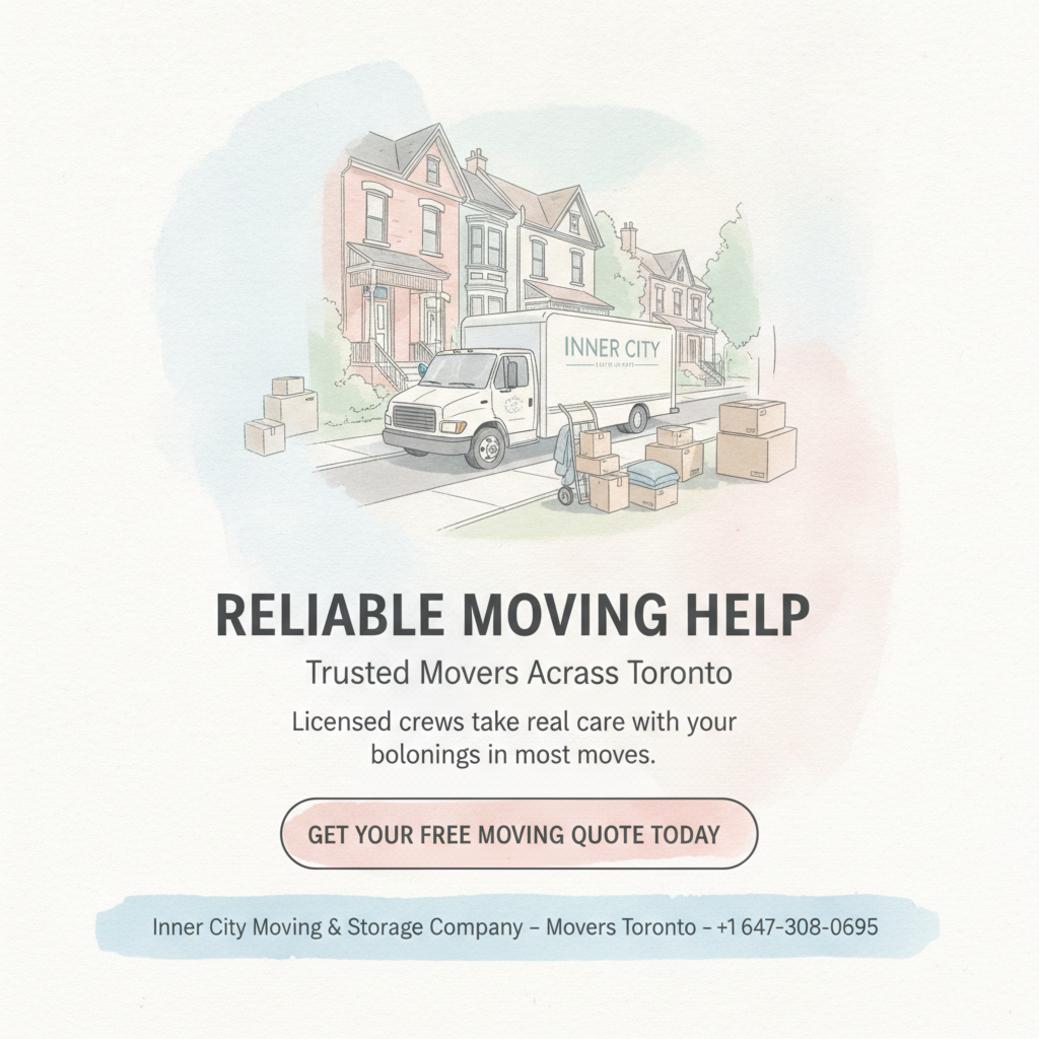 Moving Help Toronto with licensed crews in downtown Toronto