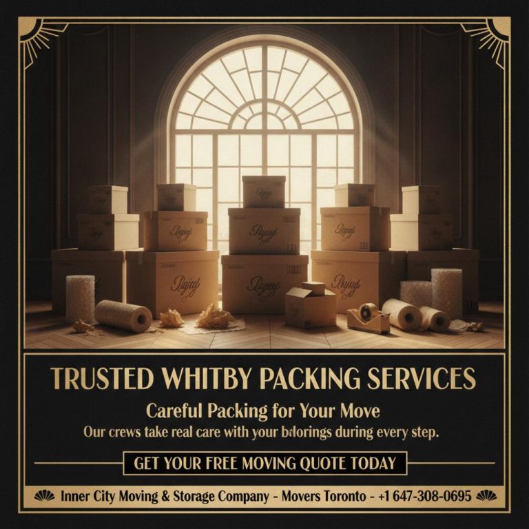 How Packing Services in Whitby Simplify Your Move