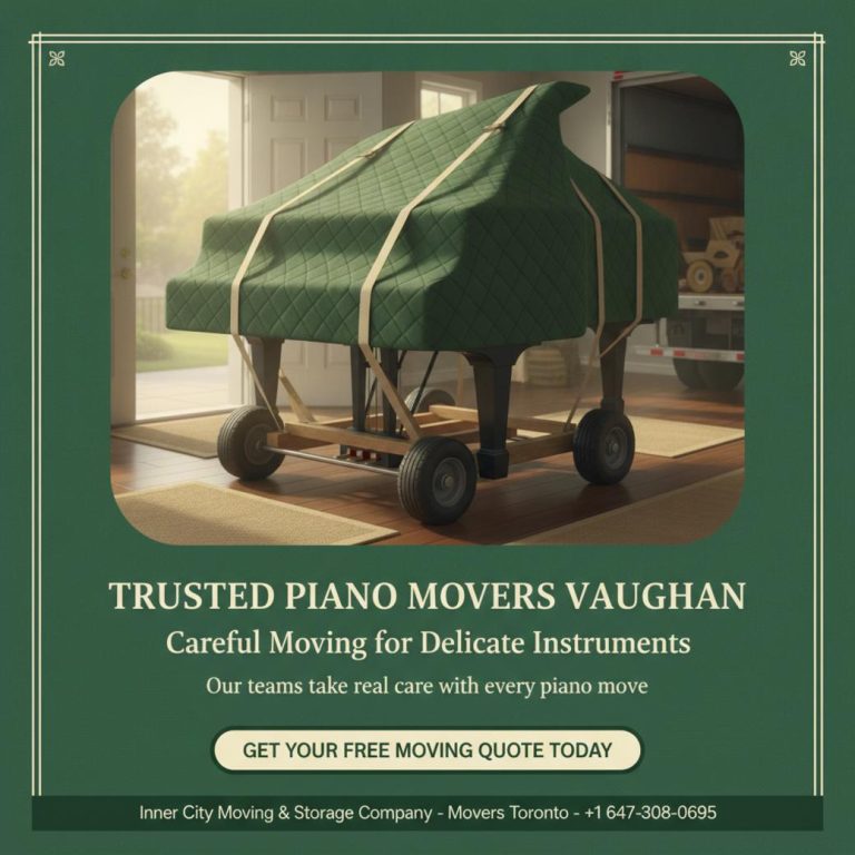 How Piano Movers in Vaughan Protect Your Instrument