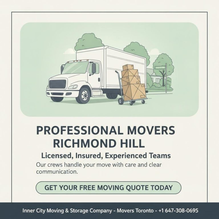 How Professional Movers in Richmond Hill Simplify Your Move