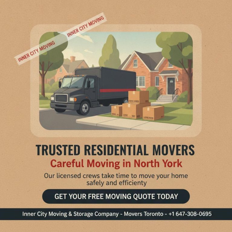 How Residential Movers in North York Simplify Your Move