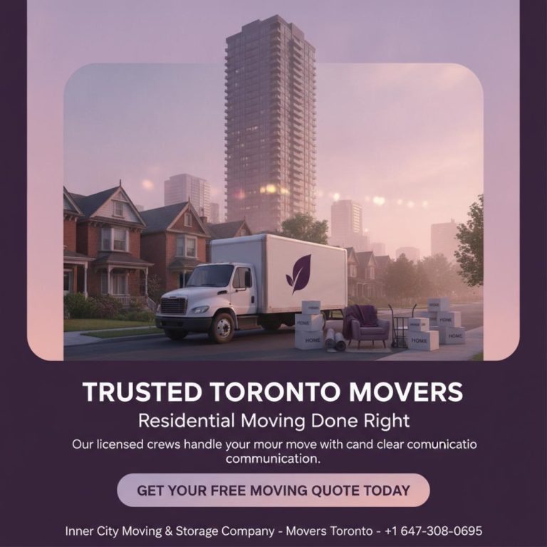 How a Residential Moving Company in Toronto Eases Your Stress