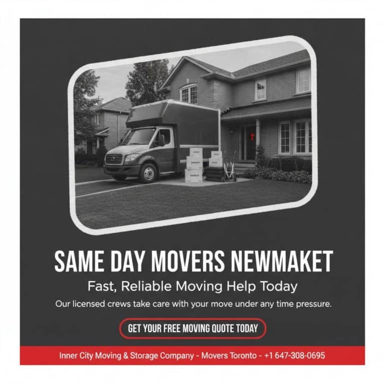 Need Same Day Movers in Newmarket? Here’s What to Expect