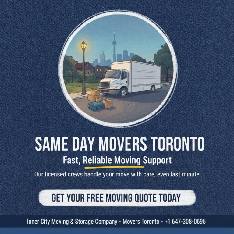 Need Same Day Movers in Toronto? Here’s What to Know