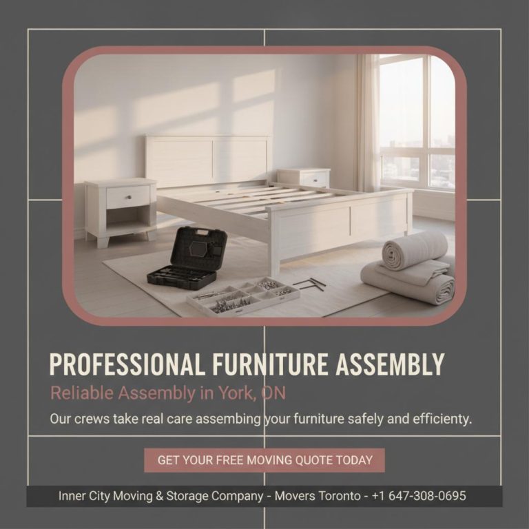 How Furniture Assembly in York Simplifies Your Move