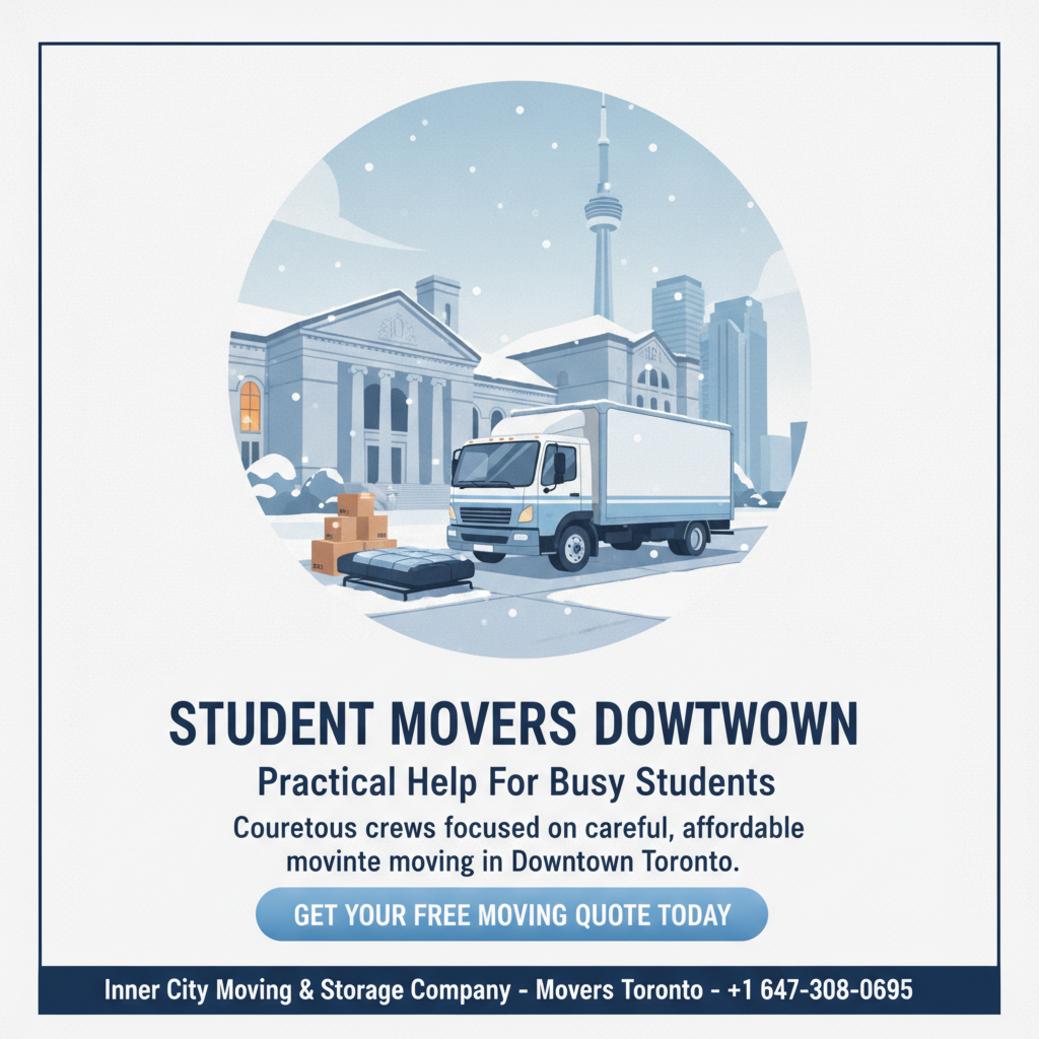 How Student Movers in Downtown Toronto Can Ease Your Move Student movers at downtown Toronto university with moving boxes