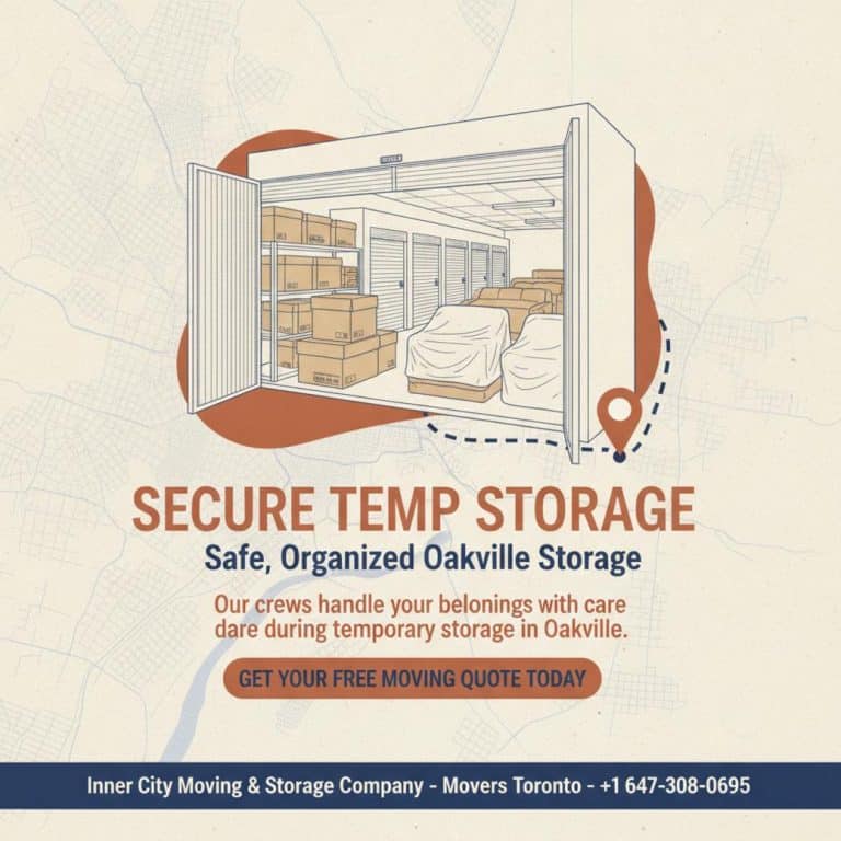 How Temporary Storage in Oakville Can Ease Your Move