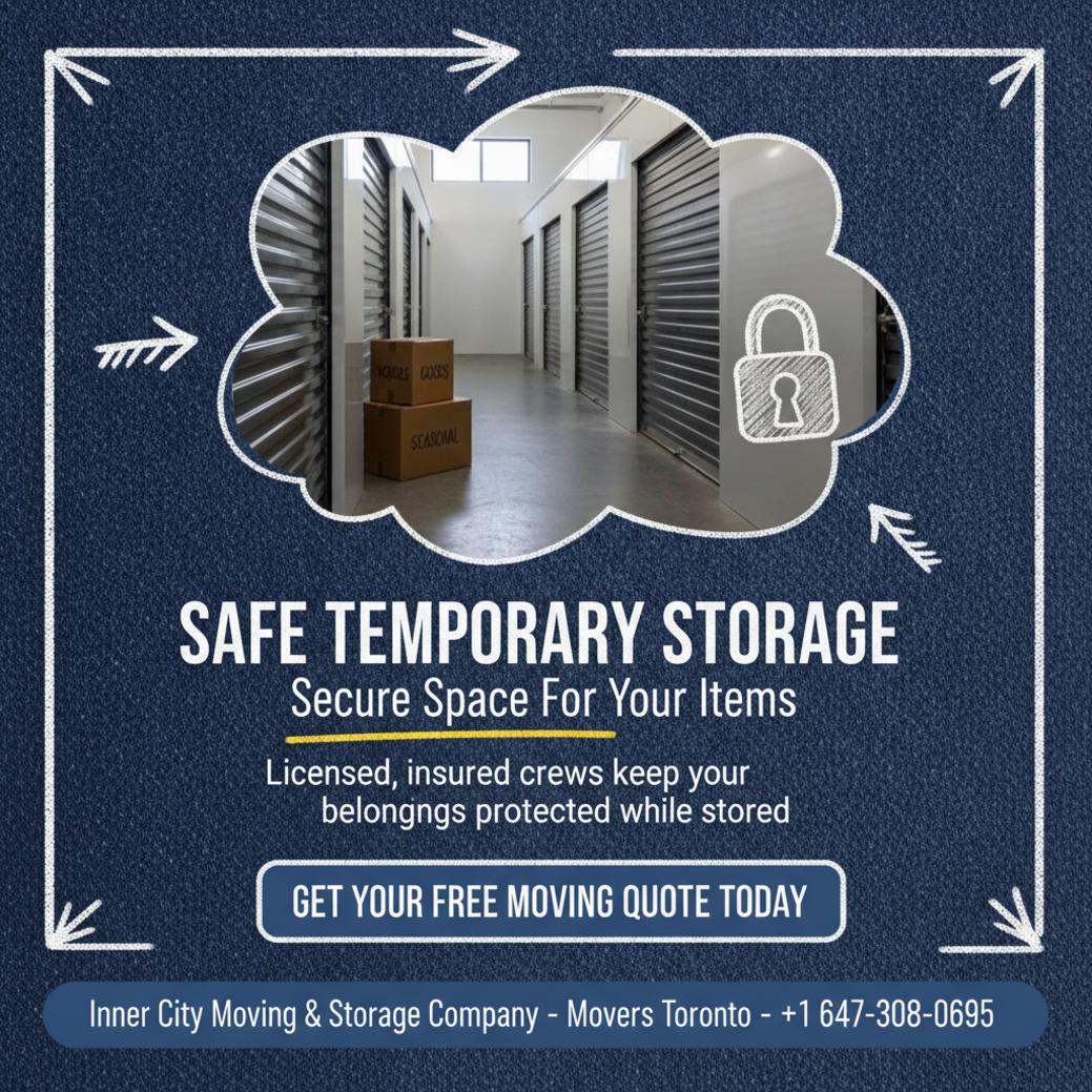 Climate controlled temporary storage units with boxes - temporary storage Toronto